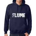 Ultrabasic Homme Femme Unisex Sweat à Capuche Hoodie Popular Words Flume French Marine