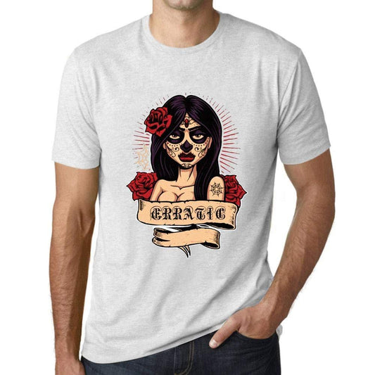 Ultrabasic - Homme T-Shirt Graphique Damen Flower Tattoo Erratic
