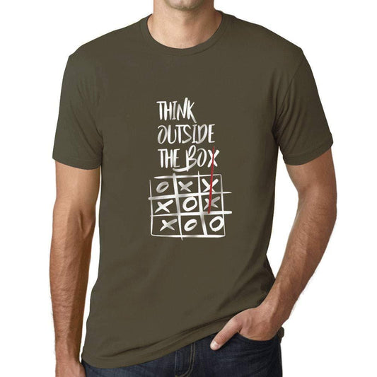 Ultrabasic - Homme T-Shirt Graphique Think Outside The Box Army