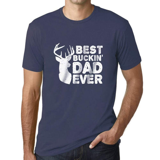 Ultrabasic - Homme T-Shirt Graphique Best Buckin' Dad Ever Denim