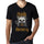 Ultrabasic - Homme Graphique Col V Tee Shirt Chaos and Discovery Noir Profond