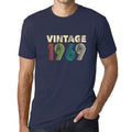 Ultrabasic - Homme Graphique Vintage 1969 Imprimé Nombres French Marine