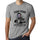 Ultrabasic - Homme T-Shirt Graphique Four Score and Seven Beers Ago 4th July Gris Chiné