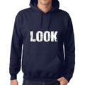 Ultrabasic Homme Femme Unisex Sweat à Capuche Hoodie Popular Words Look French Marine