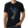 Ultrabasic Homme T-Shirt Graphique Down Syndrome Footprint Noir Profond