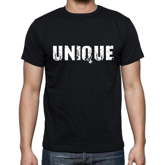 Unique, t-Shirt pour Homme, en Coton, col Rond, Noir