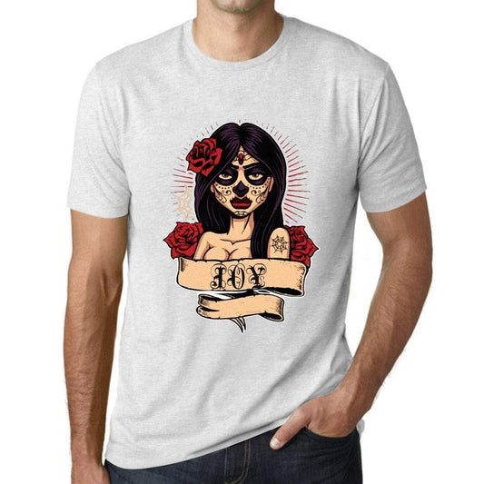 Ultrabasic - Homme T-Shirt Graphique Women Flower Tattoo Joy