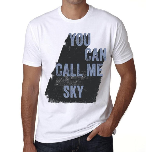 Homme Tee Vintage T Shirt Sky, You Can Call Me Sky