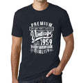 Ultrabasic - Homme Graphique 1959 Aged to Perfection T-Shirt - Cadeau d'anniversaire pour 60 Ans Marine