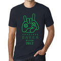 Men's Graphic T-Shirt Hardcore Gamer Since 2012 Navy