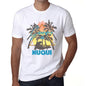 Men’s <span>Graphic</span> T-Shirt Summer Triangle Nuqui White - ULTRABASIC