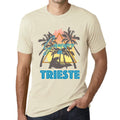 Men's Graphic T-Shirt Summer Triangle Trieste Natural