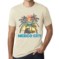 Men's Graphic T-Shirt Summer Triangle Mexico City Natural