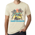 Men's Graphic T-Shirt Summer Triangle Hampton Beach Natural
