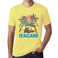 Men's Graphic T-Shirt Summer Triangle Itacaré Pale Lemon