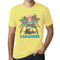 Men's Graphic T-Shirt Summer Triangle Cadaqués Pale Lemon