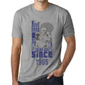 Men's Graphic T-Shirt Fight Hard Since 1965 Grey Marl