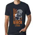 Men's Graphic T-Shirt Fight Hard Since 2006 Navy