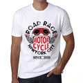 Men's Graphic T-Shirt Road Race Since 2039 White