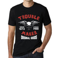 Men's Graphic T-Shirt Trouble Maker 1972 Deep Black
