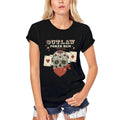 ULTRABASIC Women's Organic T-Shirt - Outlaw Texas - Poker Shirt for Women