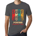 Men's Graphic T-Shirt Surf Summer Time PORTREE Mouse Grey