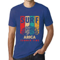 Men's Graphic T-Shirt Surf Summer Time ARICA Royal Blue