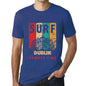 Men&rsquo;s Graphic T-Shirt Surf Summer Time DUBLIN Royal Blue - Ultrabasic