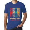 Men's Graphic T-Shirt Surf Summer Time MORRO BAY Royal Blue