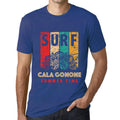 Men's Graphic T-Shirt Surf Summer Time CALA GONONE Royal Blue