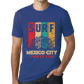 Men's Graphic T-Shirt Surf Summer Time MEXICO CITY Royal Blue
