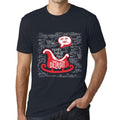 Men's Graphic T-Shirt Merry Christmas From DETROIT Navy
