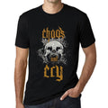 ULTRABASIC - Men's Graphic T-Shirt Chaos & Cry Deep Black