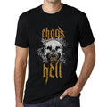 ULTRABASIC - Men's Graphic T-Shirt Chaos & Hell Deep Black