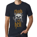 ULTRABASIC - Men's Graphic T-Shirt Chaos & Hell Navy