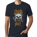 ULTRABASIC - Men's Graphic T-Shirt Chaos & Plot Navy