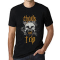 ULTRABASIC - Men's Graphic T-Shirt Chaos & Trip Deep Black