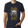 ULTRABASIC - Men's Graphic T-Shirt Chaos & Grief Navy
