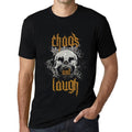 ULTRABASIC - Men's Graphic T-Shirt Chaos & Laugh Deep Black