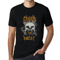 ULTRABASIC - Men's Graphic T-Shirt Chaos & Sweat Deep Black