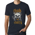 ULTRABASIC - Men's Graphic T-Shirt Chaos & Reality Navy
