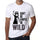 Men&rsquo;s Graphic T-Shirt Don't Be Simple Be WILD White - Ultrabasic