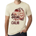 Men's Graphic T-Shirt Strong Wolf And CALM Natural