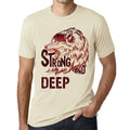 Men's Graphic T-Shirt Strong Wolf And DEEP Natural