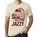 Men's Graphic T-Shirt Strong Wolf And JAZZY Natural