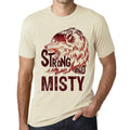 Men's Graphic T-Shirt Strong Wolf And MISTY Natural