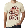 Men's Graphic T-Shirt Strong Wolf And FANCY Natural