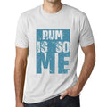 <span>Grafisches</span> <span>Herren</span> -T-Shirt RUM Is So Me Vintage <span>White</span>
