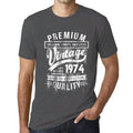 ULTRABASIC - Graphic Men's 1974 Aged to Perfection Birthday Gift T-Shirt