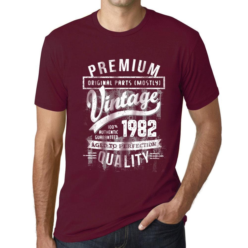 ULTRABASIC - <span>Graphic</span> <span>Men's</span> 1982 Aged to Perfection Birthday Gift T-Shirt - ULTRABASIC